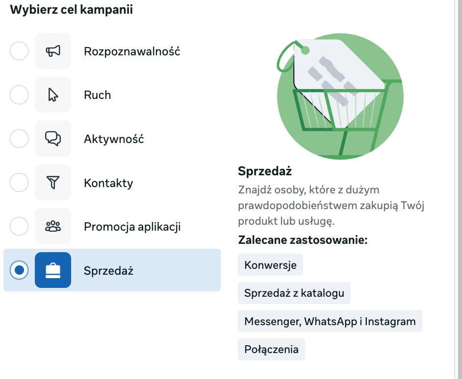 Ustawienie reklamy karuzelowej