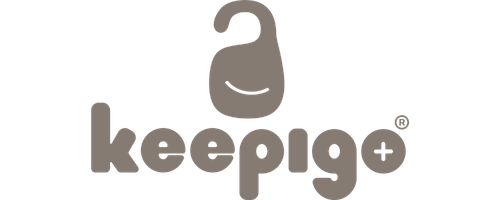 Logotyp marki Keepigo – realizacja strategii marketingowej dla akcesoriów dziecięcych