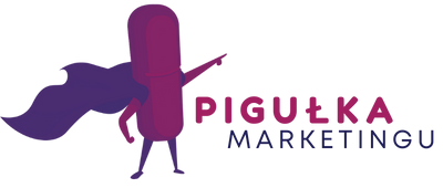 Grafika pigułka marketingu symbolizująca blog wiedzy o marketingu agencji dais